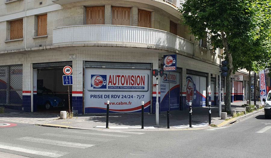 Centre de contrôle technique automobile Autovision CABM Montreuil (80 bd Chanzy)